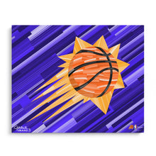 Load image into Gallery viewer, Phoenix Suns 16&quot; x 20&quot; Embellished Giclee