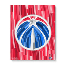 Load image into Gallery viewer, Washington Wizards 16&quot; x 20&quot; Embellished Giclee