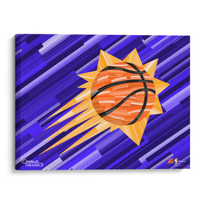 Phoenix Suns 16" x 20" Embellished Giclee