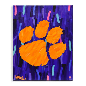 Clemson Tigers 16" x 20" Embellished Giclee