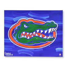 Load image into Gallery viewer, Florida Gators 16&quot; x 20&quot; Embellished Giclee
