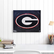 Load image into Gallery viewer, Georgia Bulldogs 16&quot; x 20&quot; Embellished Giclee (Black)