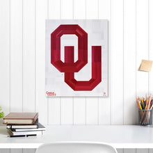 Load image into Gallery viewer, Oklahoma Sooners 16&quot; x 20&quot; Embellished Giclee (White)