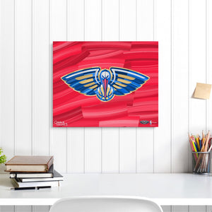 New Orleans Pelicans 16" x 20" Embellished Giclee