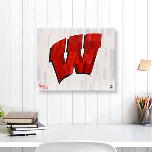 Wisconsin Badgers 16" x 20" Embellished Giclee