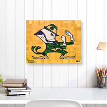Load image into Gallery viewer, Notre Dame 16&quot; x 20&quot; Embellished Giclee (Leprechaun)